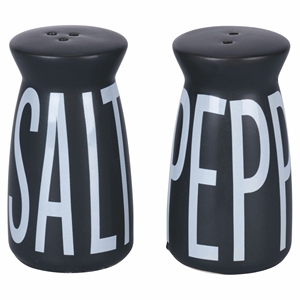 Juego de condimentos BIGISMORE MENAGE, 4 piezas, negro - Product Image 3