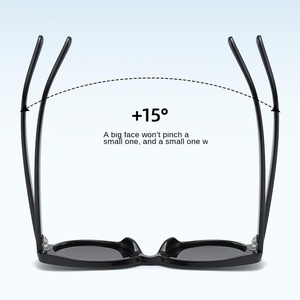 Lunettes de soleil œil de chat GM à monture étroite, protection UV, pour femmes et hommes, style avancé, pour la conduite - Product Image 3