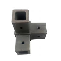 Profilés d'angle pour armoires de machines CNC de haute précision, joint pivotant en U personnalisé en alliage d'aluminium avec matériau en zinc