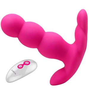 Pink Silicone Vaginal <b>Vibrator</b> With Clitoral Stimulator Non-Latex Real Touch Feeling 12-Speed Wireless <b>Remote</b> <b>Control</b> - Product Image 5