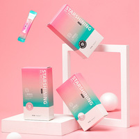 Boîte d'emballage en carton blanc personnalisé pour rince-bouche probiotique Nano conteneurs Oral Care Boisson solide Revêtement UV Alimentaire