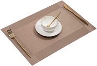 Set de Table en vinyle PVC classique 2022 CR, chemin de Table tissé lavable