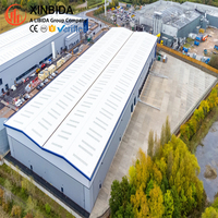 Entrepôt préfabriqué en acier pour le Brésil, structure en acier léger résistante à la corrosion, bâtiment industriel