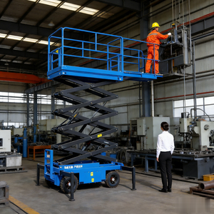 Mini Elevador Eléctrico de Batería, Plataforma Elevadora de Trabajo, Elevadores de Tijera Hidráulicos para Interiores - Product Image 6