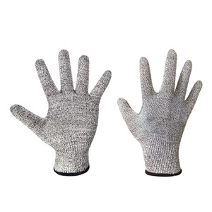 Guantes resistentes a cortes de fibra HPPE, nivel 5, sin recubrimiento, para construcción, corte de vidrio, carpintería, cocina y uso industrial - Product Image 2