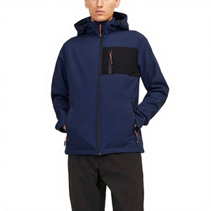 Veste de randonnée d'hiver pour hommes, personnalisable avec logo, imperméable, chaude, softshell, coupe-vent décontracté, vente en gros, fabricant - Product Image 2