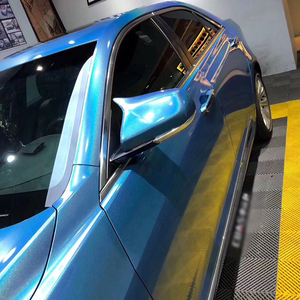 WRAPMASTER Vinilo Adhesivo para Automóviles, Azul Brillante, Iridiscente, Láser, Holográfico, Removible, 1.52*18m - Product Image 2