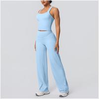 Ensemble de vêtements de sport pour femmes Oem, 2 pièces, athleisure, hiver, spandex/nylon, écologique, respirant, équipement de yoga et de course de qualité supérieure