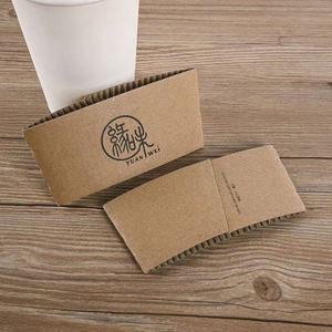 ปลอกกระดาษลูกฟูกสำหรับใส่แก้วกาแฟหรือชานมแบบขายส่ง - Product Image 5