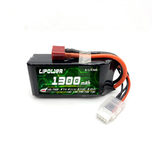 헨리드 2S <span class=keywords><strong>7.4V</strong></span> 3S 11.1V 4S 14.8V 6S 22.2V 35C 60C 100C 파우치 리튬 폴리머 FPV 드론 배터리 1300mah RC <span class=keywords><strong>Lipo</strong></span> 배터리 - Product Image 3