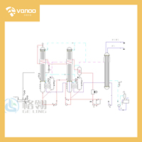 Évaporateur à film tombant en titane pour moteur |   Système de distillation multi-éffets pour la récupération d'acide nitrique/sulfurique 2-20TPH Automatique