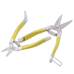 Sécateur à fruits en acier inoxydable 150mm 170mm 185mm avec manche jaune pour jardinage, agrumes, fleurs et pépinières - Product Image 3