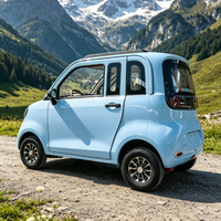 Voiture électrique mini EV à deux portes et deux places, sans permis, quatre roues, 45 km/h, pour adultes, fermée, certifiée EEC / COC / CE