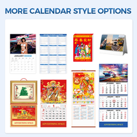 Calendrier mural personnalisé 3 mois, 3 volets, 2027, vertical, en papier, pour la promotion des entreprises de transport et d'expédition