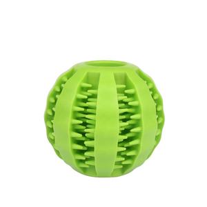 Commercio all'ingrosso della fabbrica Logo personalizzato di gomma cane giocattolo interattivo di masticazione di cibo per cani trattare palla giocattolo - Product Image 6