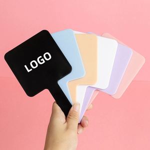 Miroir de beauté portable HD en promotion, petit miroir cosmétique de poche en forme de cœur - Product Image 1