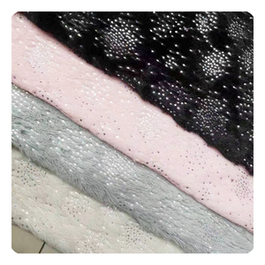 Ecológico superventas diseño caliente descuento <span class=keywords><strong>comprar</strong></span> sofá telas flocado fuegos artificiales patrón polar caliente plata hoja <span class=keywords><strong>tela</strong></span> - Product Image 1