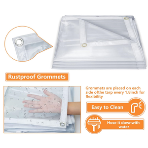 Bâche <span class=keywords><strong>de</strong></span> couverture imperméable transparente bâche anti-poussière imperméable bâche <span class=keywords><strong>de</strong></span> sol couvre pour meubles <span class=keywords><strong>de</strong></span> <span class=keywords><strong>jardin</strong></span> - Product Image 3