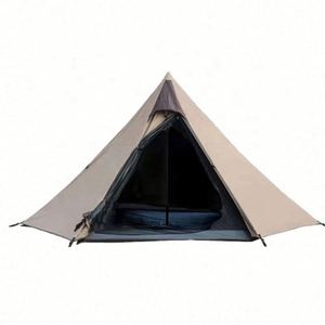 Carpa Tipi Oxford en Oferta, para 4~6 Personas, 4 Estaciones, Una Habitación, Impermeable y Resistente al Viento, para Campamento Familiar, Caza y Pesca - Product Image 6