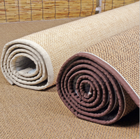 Tapis de tapis tissé en fibre de bambou chinois
