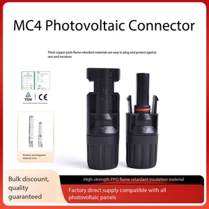 Connettore in ottone per <span class=keywords><strong>fotovoltaico</strong></span>, adattatore impermeabile, terminale di connessione rapida per <span class=keywords><strong>pannello</strong></span> solare, grado di protezione IP67, 20A 1000V - Product Image 3