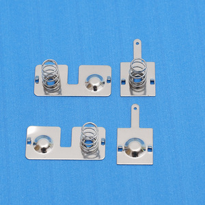 Precision Progressive Die Stamping Service Custom Brass Copper Connector Terminal <b>Clip</b> Spring - Product Image 5