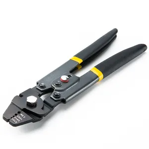 Electrician safety lock wire rope cutting tool hand swager crimper crimping plier