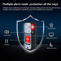 Alarm Gas Anti Ledakan Bersertifikasi ATEX IECEx, Monitor Analisa Gas Portabel Akurasi Tinggi, Alarm Suara+Lampu+Getaran