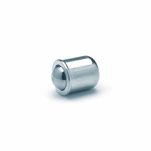 Perles de positionnement de précision en acier inoxydable, à ressort lisse, avec finition oxyde noir et conception entièrement filetée - Product Image 3