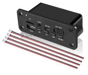 FYX MP3 amplificador de audio placa decodificadora BT 5,0 unidad flash USB sin pérdidas tarjeta TF reproductor AUX caja de audio DIY 5V AMPLIFICADOR DE POTENCIA DE AUDIO - Product Image 3