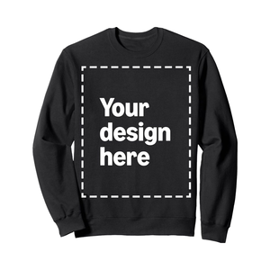 Erkekler ve Kadınlar için Resminizle Özelleştirilmiş Kışlık Bol Kesim Tüylenmez Sweatshirt, Polyester/Pamuk Dijital Baskı - Product Image 1