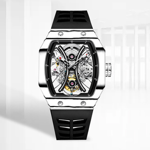 Original Tourbillon Movement Men's Watch 3ATM Waterproof Hardened Glass Mirror Luxury Business Sport Mechanical Wristwatch - Product Image 1