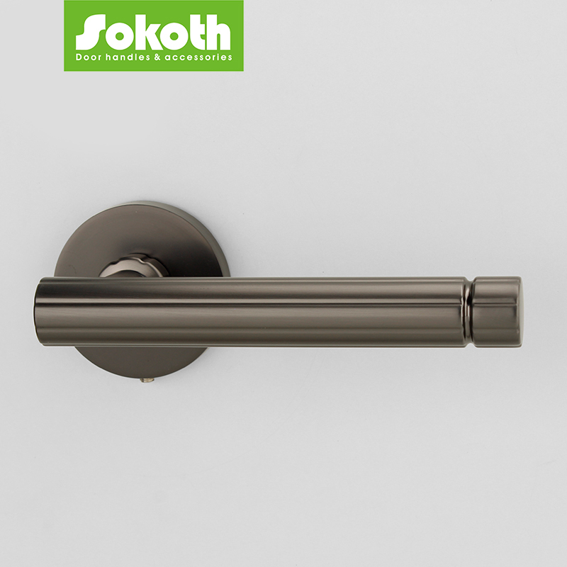 Fancy Lined OEM Smart Locks Interior Zinc Alloy Door Handle with Latch and Lock · image 2