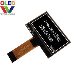 Topwin layar OLED kecil 1.3 ''1.3inch 16 pin warna putih dengan 25mm panjang kabel FPC 4-spi jenis konektor antarmuka - Product Image 4