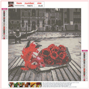 Bán Buôn Sơn Kim Cương Tự Làm Sơn Kim Cương Trang Trí Nội Thất Rose City 5D Sơn Kim Cương - Product Image 2