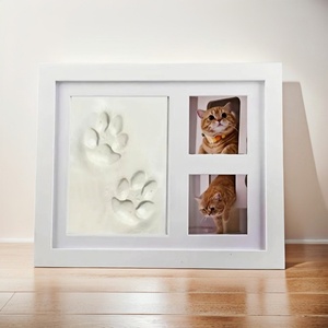Kit d'impression personnalisé d'<span class=keywords><strong>empreinte</strong></span> de <span class=keywords><strong>patte</strong></span> de <span class=keywords><strong>chien</strong></span> avec cadre photo pour animaux de compagnie - Product Image 3