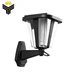 Lampada da parete a luce esterna a Led solare da giardino moderna impermeabile IP55 di vendita calda