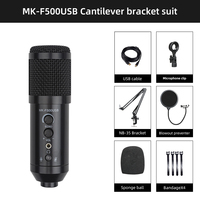MK-F500USB 192KHz 24Bit taux d'échantillonnage USB Microphone Set youtube Podcast enregistrement ordinateur Microphone