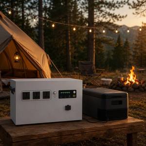 Station d'alimentation portable robuste 2000W Triple AC USB-C 12V Charge PV AC Camping Industriel - Product Image 5