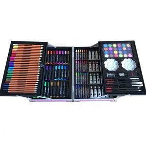 مجموعة رسم فنية من الألومنيوم تحتوي على 145 قطعة، مجموعة فنية للفتيات والفتيان والأطفال بحد أدنى للطلب - Product Image 1