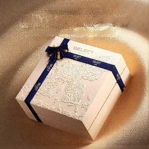 Caja de Regalo Rígida de Alta Gama para Joyería, con Papel Especial y Acabado en Bronce, para Empaque de Maquillaje y Cuidado de la Piel - Product Image 1