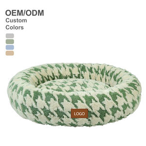 Cama Redonda y Suave para Perros y Gatos, Tipo Donut, Lavable - Product Image 1