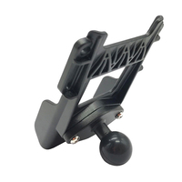 Support de micro antichoc support de microphone monté sur cellule station d'interphone montage encastré moto talkie-walkie support de voiture