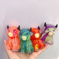 Nouveau jouet anti-stress en forme de vache de dessin animé 2026, jouet sensoriel à presser en autres matériaux pour les enfants de 5 à 7 ans