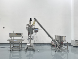 304 không gỉ khoan phụ định lượng trọng lượng bột gia vị đường protein khô bột điền máy - Product Image 2