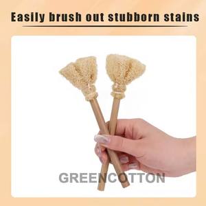 <span class=keywords><strong>Brosse</strong></span> de nettoyage en éponge de loofah personnalisée avec logo, écologique, naturelle, pour tasses, bouteilles, outil de cuisine - Product Image 4