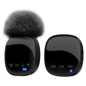 ไมโครโฟนไร้สายคู่ R8 แบบ Lavalier ใช้ได้กับ iPhone และ Android พร้อมระบบตัดเสียงรบกวน สำหรับการถ่ายทอดสดกลางแจ้งและการบันทึกเสียง - Product Image 1