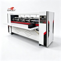 Máquina Cortadora y Hendidora Manual Ajustable Oray con Cuchilla Delgada, Construcción de Acero, Potencia de 3/4/5kW, Longitud de Placa de 260mm, Personalizable