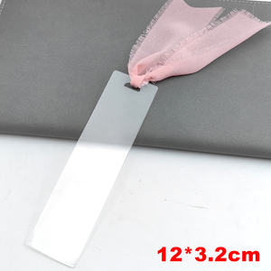 Segnalibro in Acrilico Trasparente Grezzo con Stampa UV Personalizzata <span class=keywords><strong>Fai</strong></span> <span class=keywords><strong>da</strong></span> <span class=keywords><strong>Te</strong></span>, Nappina e Nastro, Idea Regalo per Librerie, Vendita all'Ingrosso o con Logo Personalizzato - Product Image 6