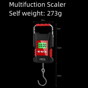 Yousya 50KG grand jeu échelle règle ruban à mesurer étanche <span class=keywords><strong>LED</strong></span> ressort suspendu unité de pêche convertisseur (KG/OZ/JIN/LB) USB - Product Image 2
